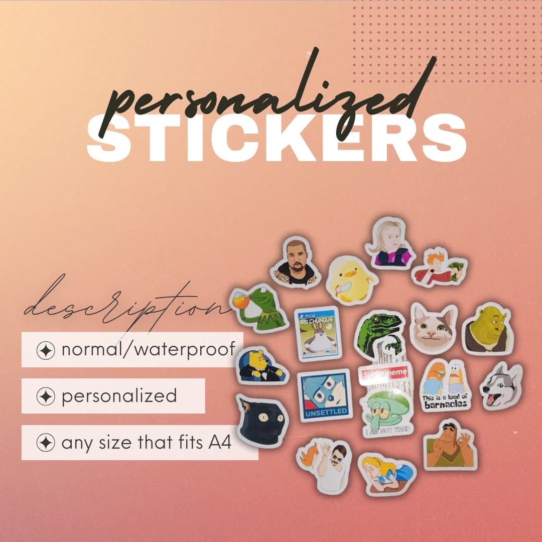 Personalized Stickers