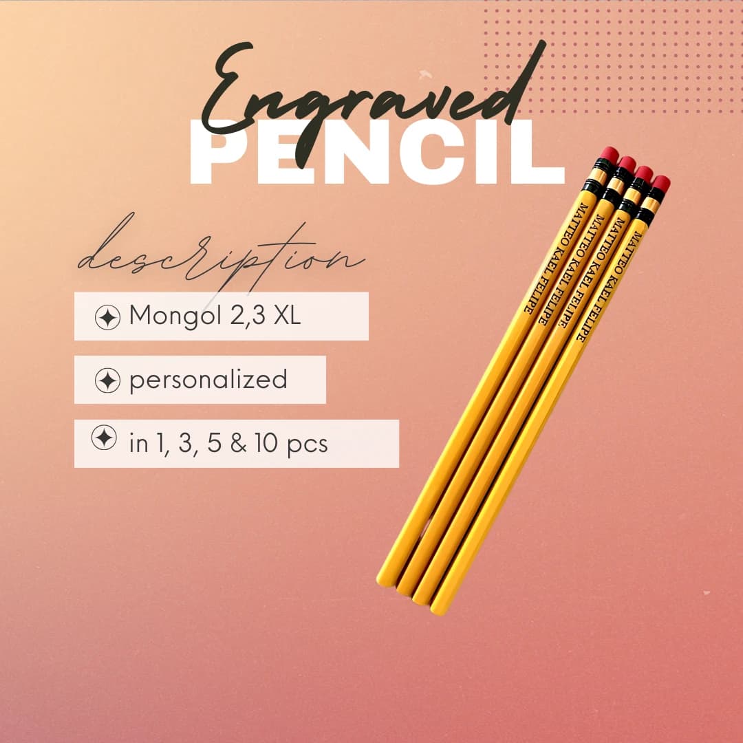 Engraved Pencil
